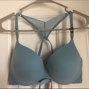 NWT Incredible by VS Full Coverage Bra Blue 34C